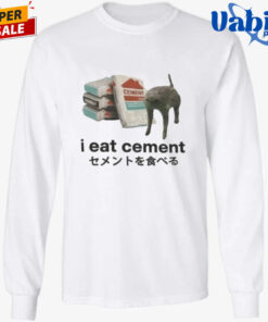 I Eat Cement Cat T Shirt 3.jpg