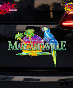 Jimmy Buffett Margaritaville Premium Car Name Badge