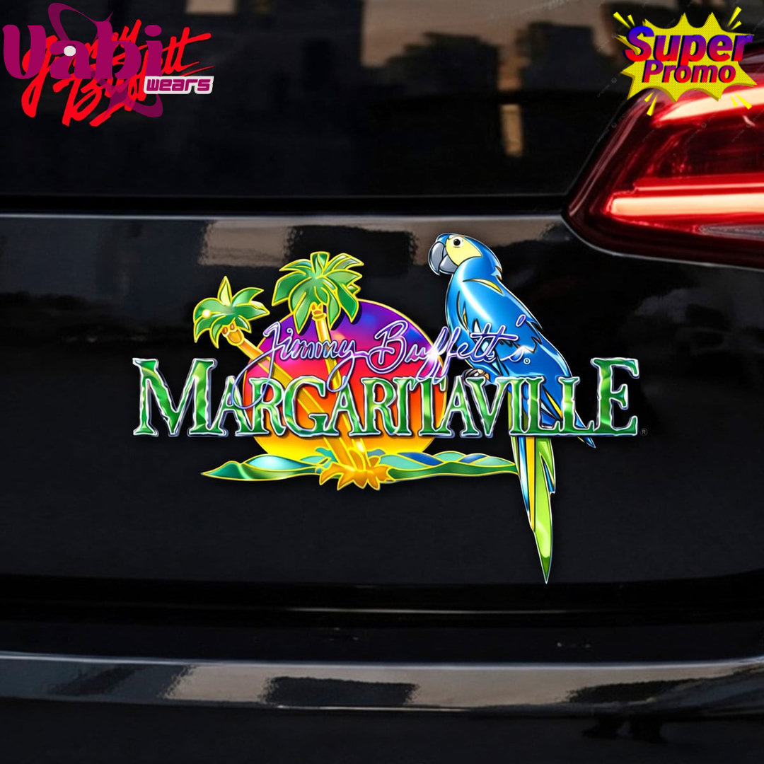 Jimmy Buffett Margaritaville Premium Car Name Badge Jimmy Buffett Margaritaville Premium Car Name Badge