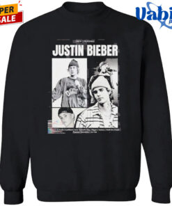Justin Bieber Greatest Hits Collage T Shirt 3.jpg