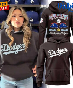 Los Angeles Dodgers World Series Champions 2026 Dark Coffee Hoodie