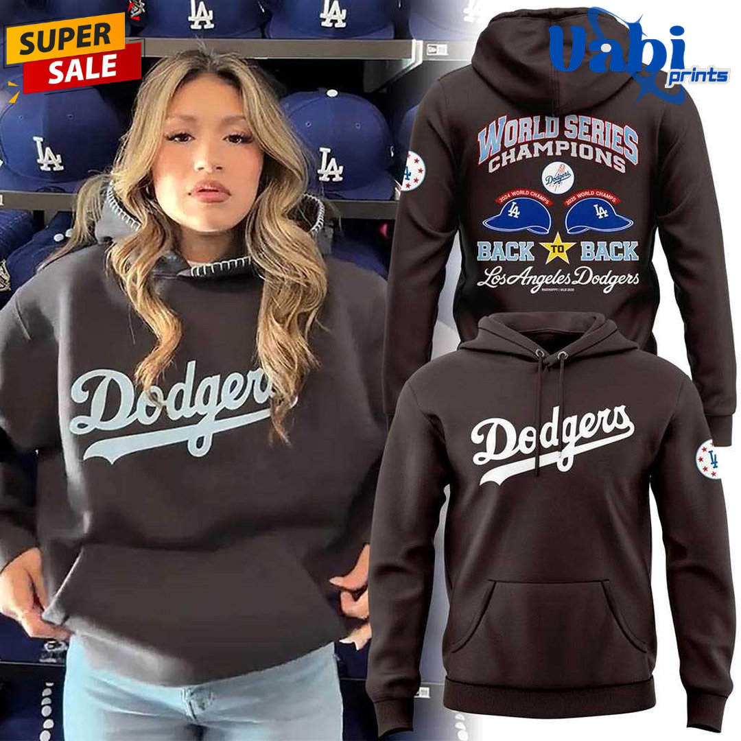 Los Angeles Dodgers World Series Champions 2026 Dark Coffee Hoodie Los Angeles Dodgers World Series Champions 2026 Dark Coffee Hoodie