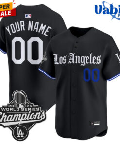 Los Angeles Dodgers “Gothic Edition” Customize Baseball Jersey