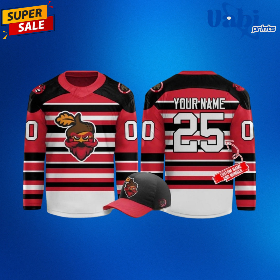 Rockford IceHogs Rockford Mighty Oaks 2026 Customize Hockey Jersey Rockford IceHogs Rockford Mighty Oaks 2026 Customize Hockey Jersey