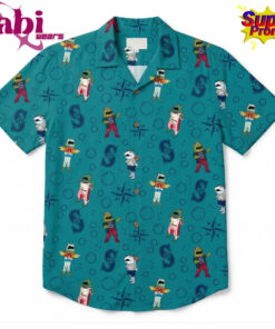 Seattle Mariners 2026 Salmon Run Aloha Shirt Seattle Mariners 2026 Salmon Run Aloha Shirt