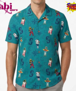 Seattle Mariners 2026 Salmon Run Aloha Shirt
