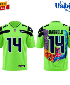 Seattle Seahawks Fine Art Launches Super Bowl LX Football Jersey
