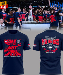 UConn Huskies 2026 Final Four “We’re Not Done” T-Shirt