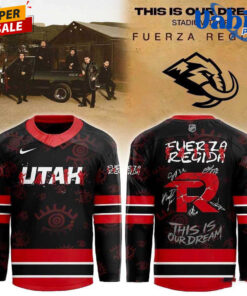 Utah Mammoth Fuerza Regida 2026 This is our Dream Stadium Tour Hockey Jersey