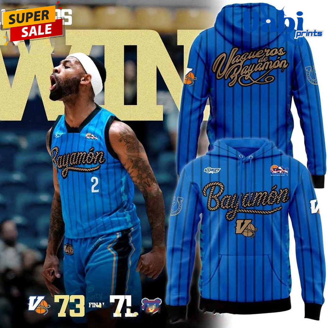 Vaqueros de Bayamon 2026 Another Win Striped Version Hoodie Vaqueros de Bayamon 2026 Another Win Striped Version Hoodie