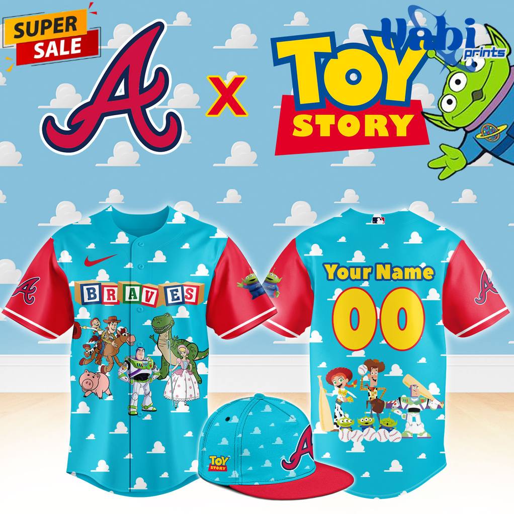 ATL x Toy Story Night Limited Edition Baseball Jersey ATL x Toy Story Night Limited Edition Baseball Jersey