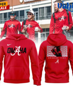 Alabama Crimson Tide 2026 NCAA Men’s Baseball Omaha College World Series Hoodie