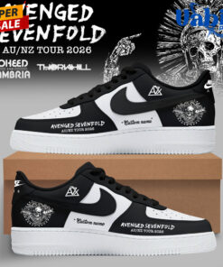 Avenged Sevenfold Australia/New Zealand Tour 2026 Custom Air Force 1 Shoes Avenged Sevenfold Australia/New Zealand Tour 2026 Custom Air Force 1 Shoes