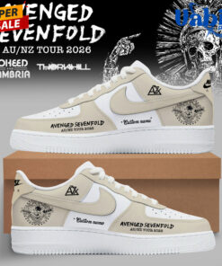 Avenged Sevenfold Australia/New Zealand Tour 2026 Custom Air Force 1 Shoes