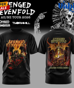 Avenged Sevenfold Australia/New Zealand Tour 2026 Limited 3D T-shirt Avenged Sevenfold Australia/New Zealand Tour 2026 Limited 3D T-shirt