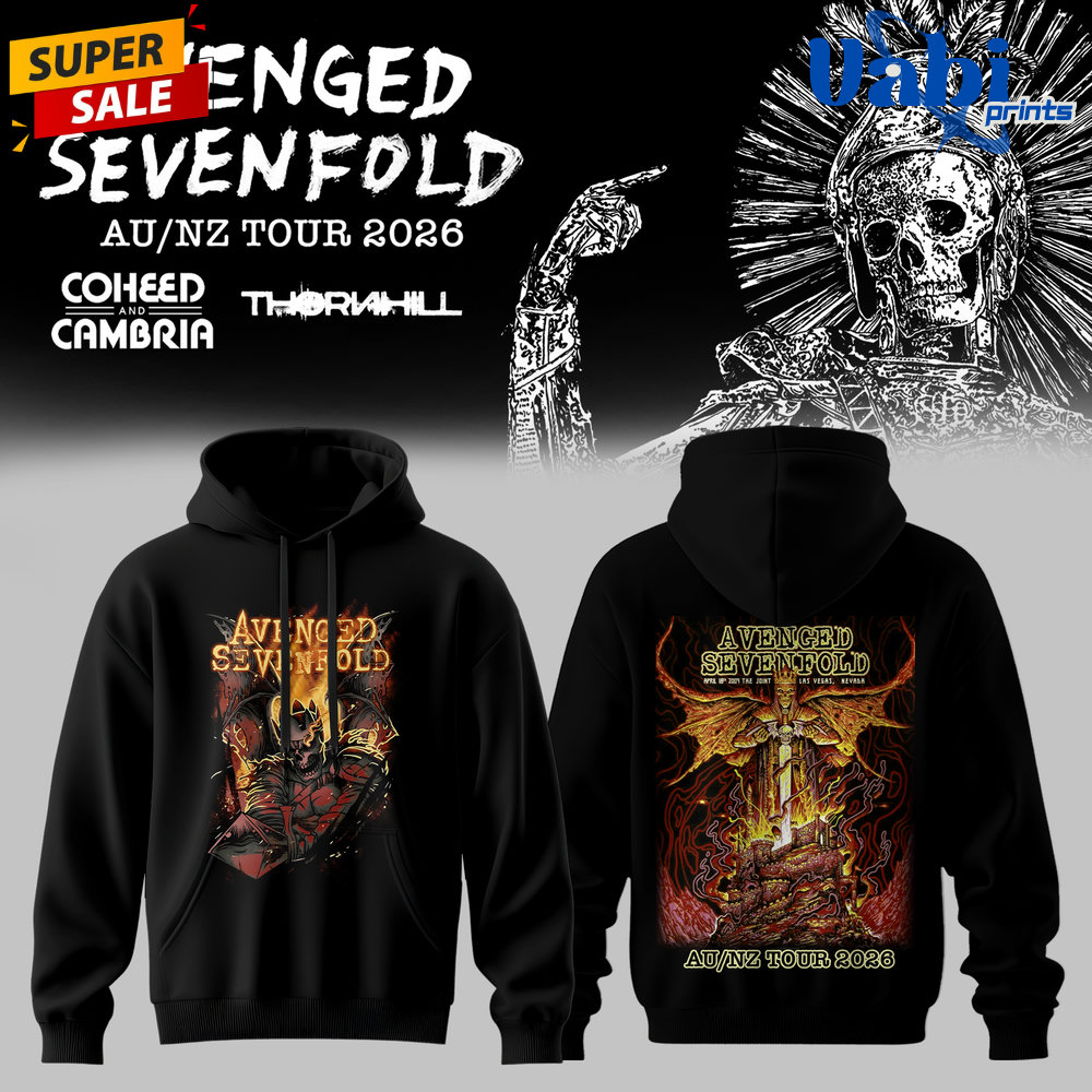 Avenged Sevenfold Australia/New Zealand Tour 2026 Limited Hoodie Avenged Sevenfold Australia/New Zealand Tour 2026 Limited Hoodie