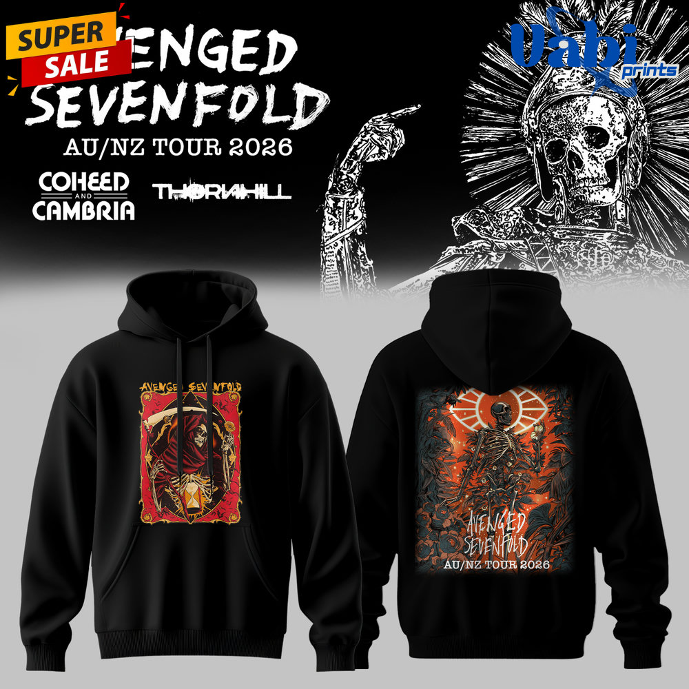 Avenged Sevenfold Australia/New Zealand Tour 2026 Limited Hoodie Avenged Sevenfold Australia/New Zealand Tour 2026 Limited Hoodie