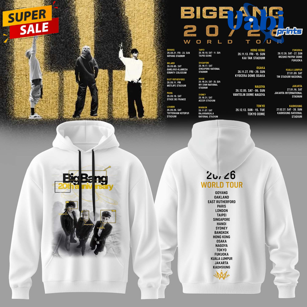 BIGBANG 2026 WORLD TOUR Limited Edition Hoodie BIGBANG 2026 WORLD TOUR Limited Edition Hoodie