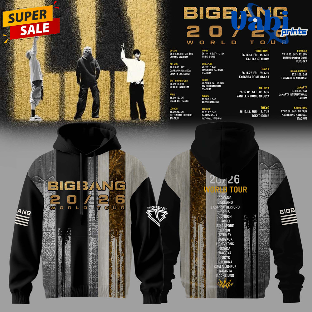 BIGBANG 2026 WORLD TOUR Limited Edition Hoodie BIGBANG 2026 WORLD TOUR Limited Edition Hoodie