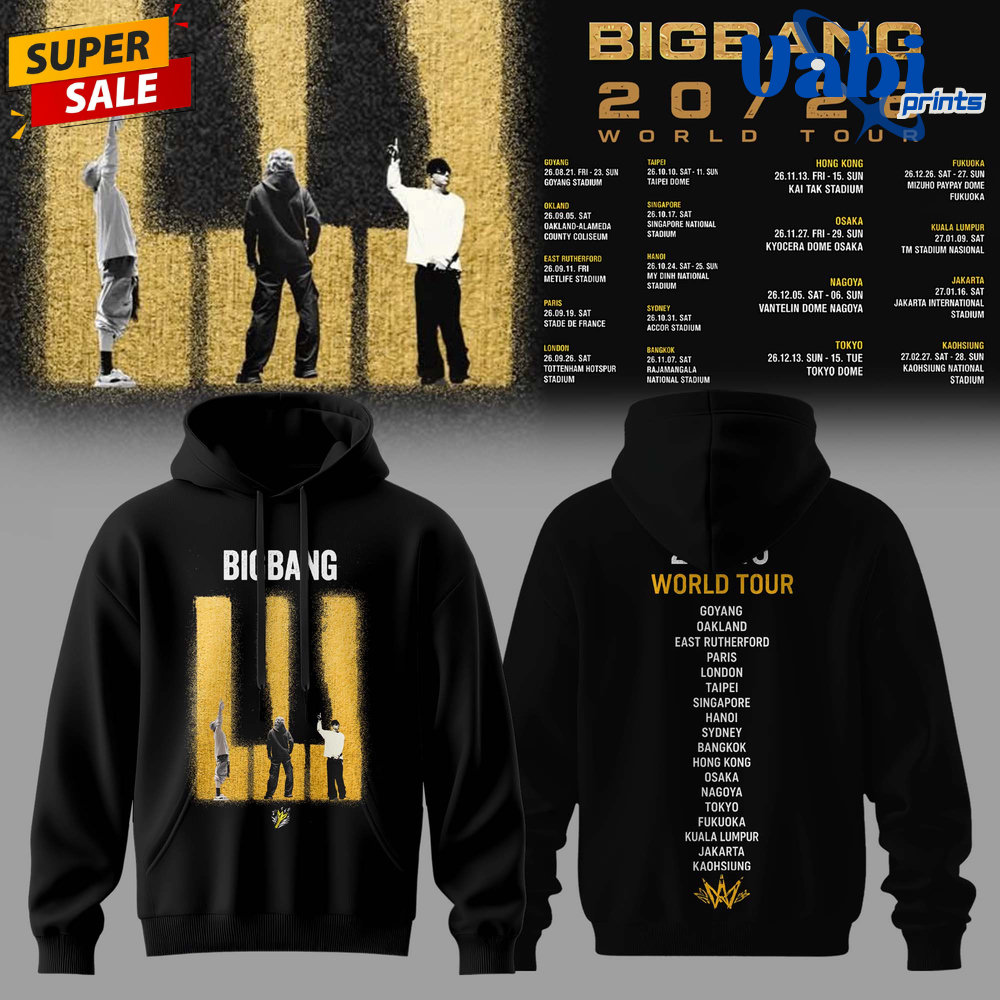 BIGBANG 2026 WORLD TOUR Limited Edition Hoodie BIGBANG 2026 WORLD TOUR Limited Edition Hoodie