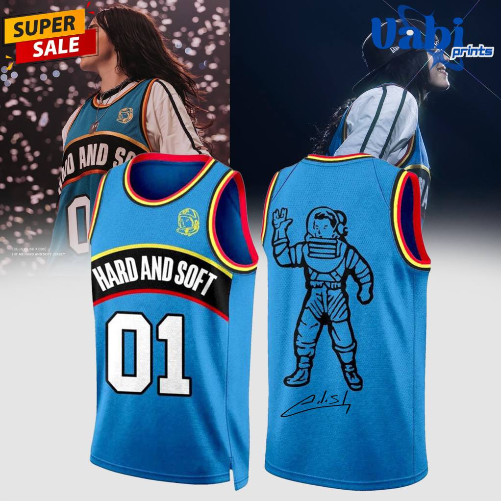 Billie Eilish HIT ME HARD AND SOFT: THE TOUR Basketball Jersey Billie Eilish HIT ME HARD AND SOFT: THE TOUR Basketball Jersey