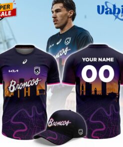 Brisbane Broncos City Map Limited Edition Custom 3D T-shirt