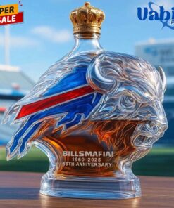 Buffalo Bills Bill Mafia 65th Anniversary Whiskey Bottle 1