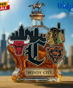 Chicago Teams Limited Edition City Whiskey Bottle 1