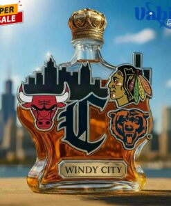Chicago Teams Limited Edition City Whiskey Bottle 2