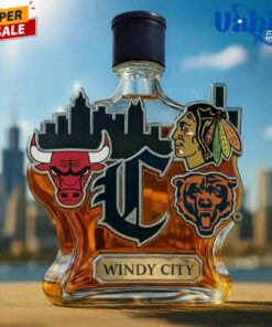 Chicago Teams Limited Edition City Whiskey Bottle 4
