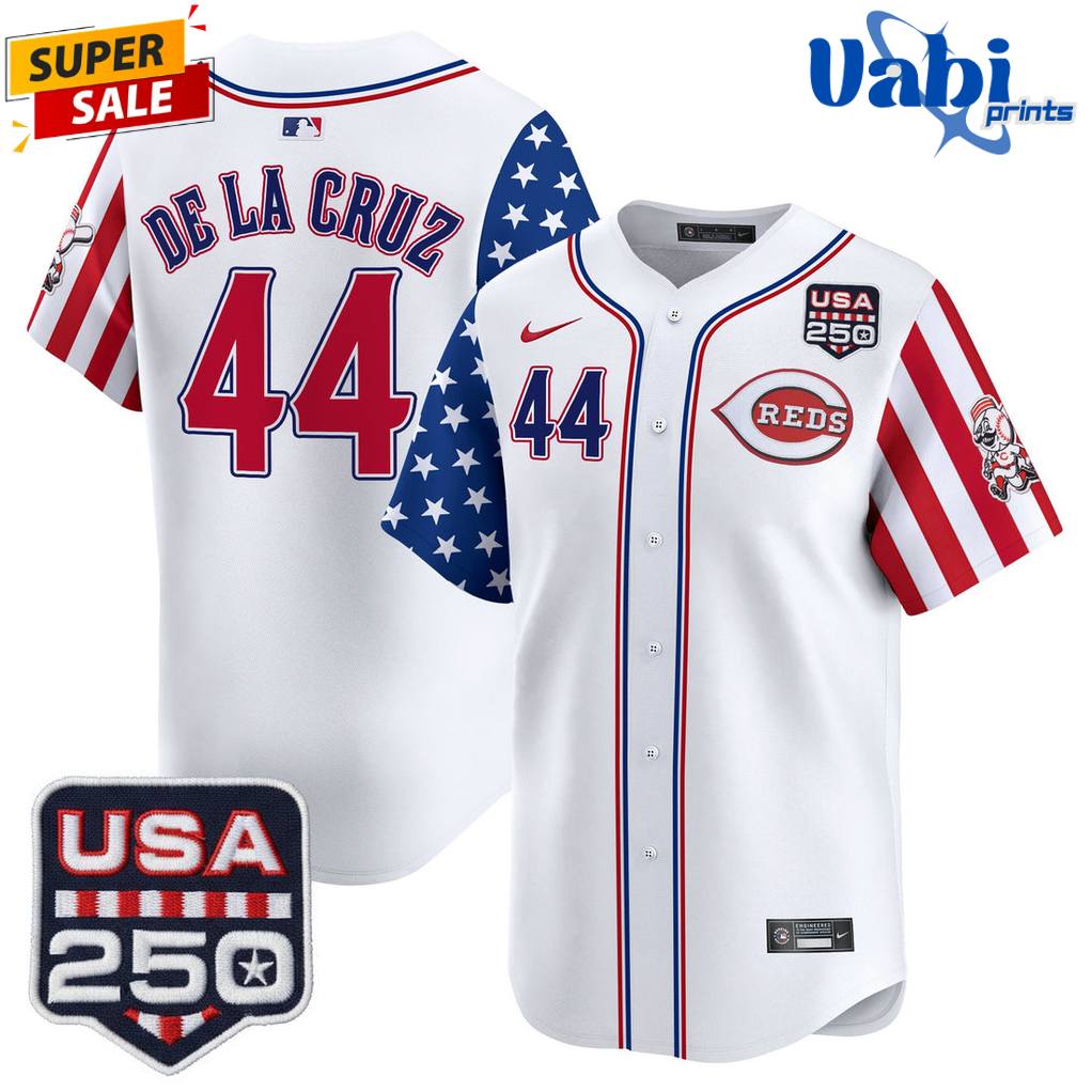 Cincinnati Reds “America250 Edition” Vapor Stitched Limited Baseball Jersey Cincinnati Reds “America250 Edition” Vapor Stitched Limited Baseball Jersey