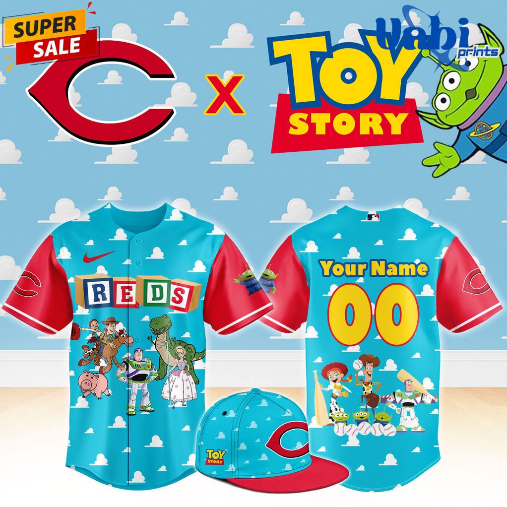 Cincinnati Reds x Toy Story Night Limited Edition Baseball Jersey Cincinnati Reds x Toy Story Night Limited Edition Baseball Jersey