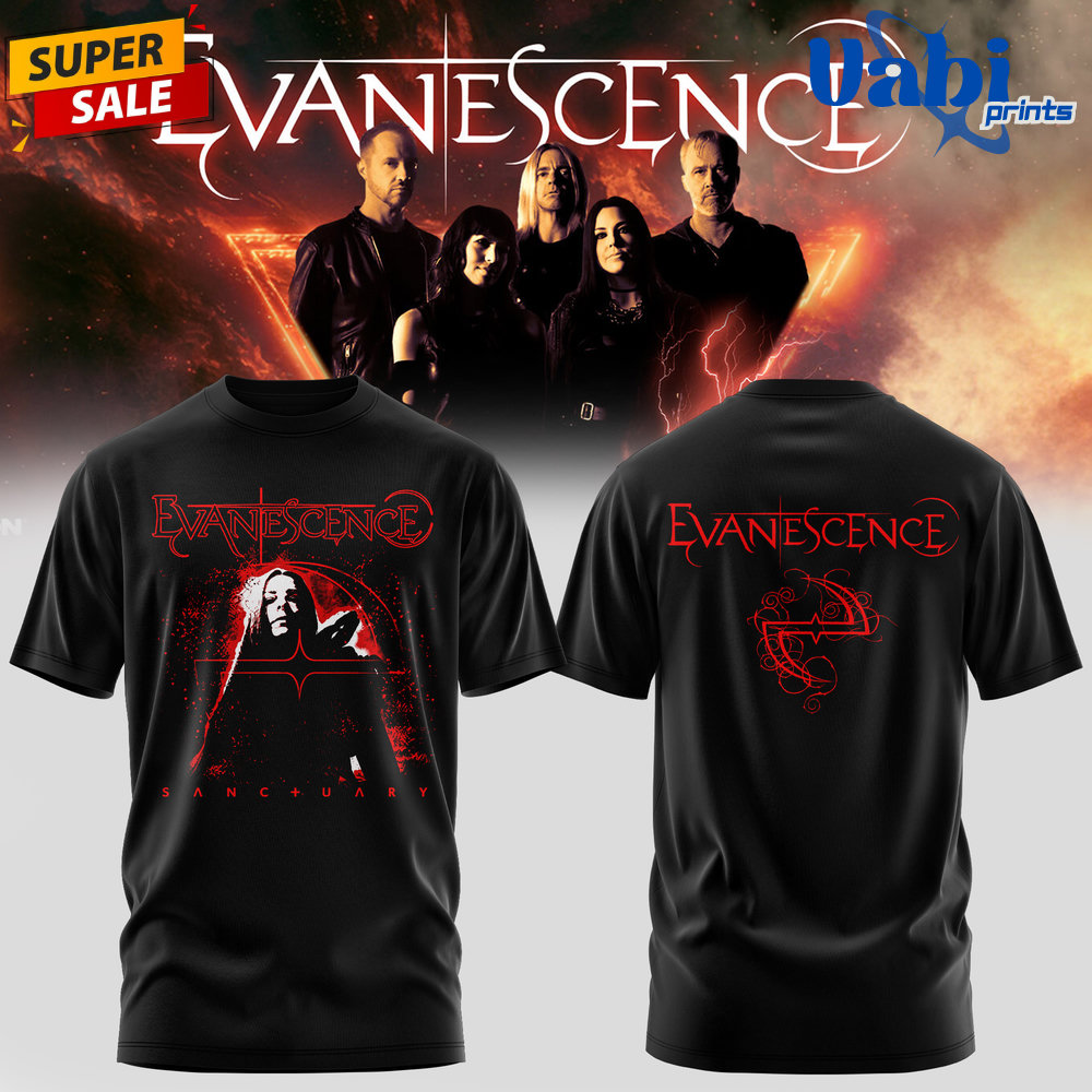 Evanescence 2026 World Tour Sanctuary Limited T-Shirt Evanescence 2026 World Tour Sanctuary Limited T-Shirt