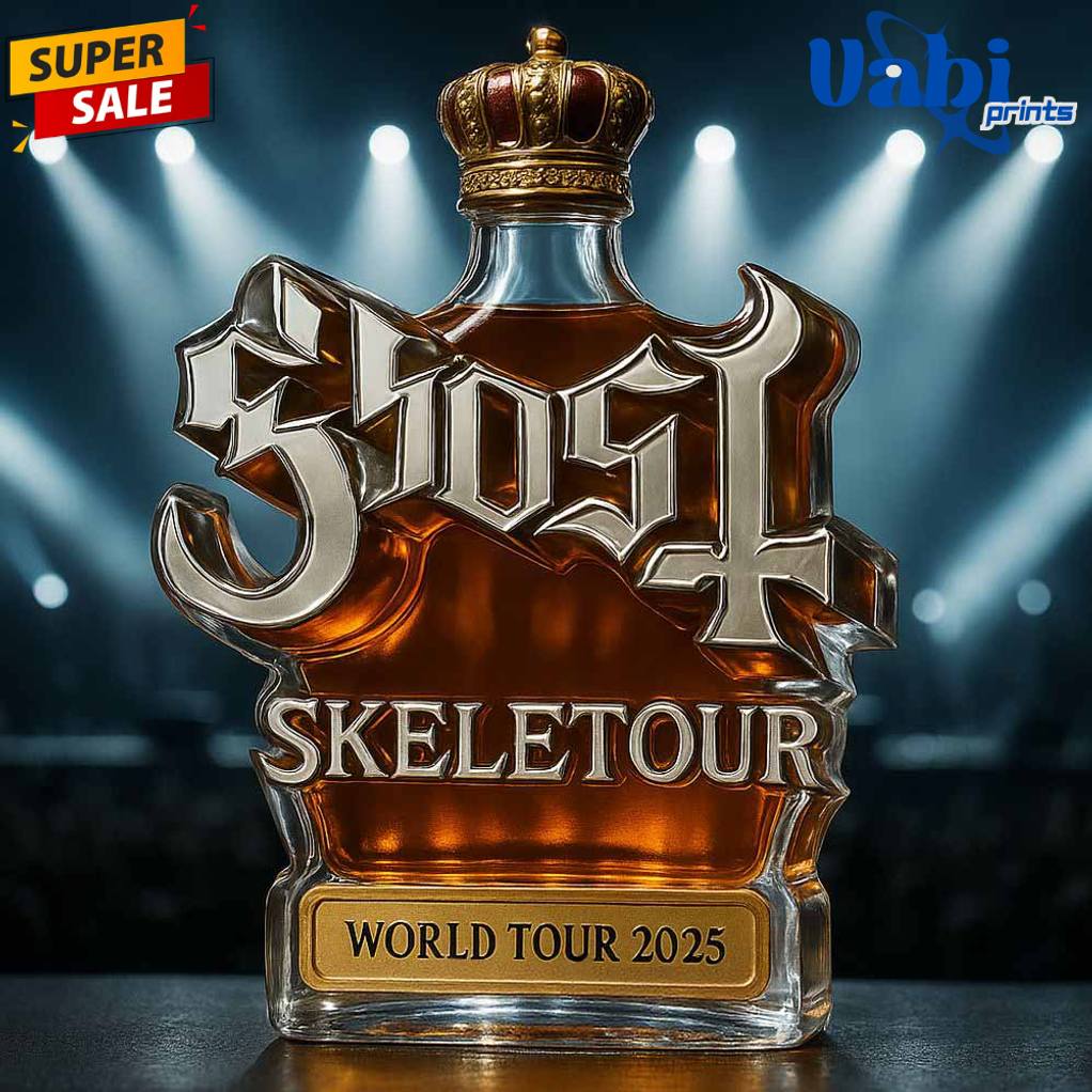 Ghost Band Skeletour World Tour 2025 Limited Edition Whiskey Bottle Ghost Band Skeletour World Tour 2025 Limited Edition Whiskey Bottle