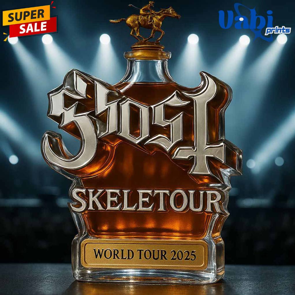 Ghost Band Skeletour World Tour 2025 Limited Edition Whiskey Bottle Ghost Band Skeletour World Tour 2025 Limited Edition Whiskey Bottle
