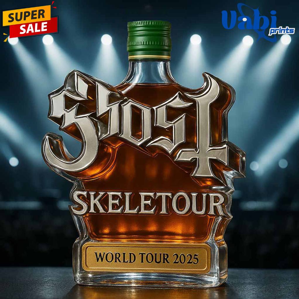 Ghost Band Skeletour World Tour 2025 Limited Edition Whiskey Bottle Ghost Band Skeletour World Tour 2025 Limited Edition Whiskey Bottle
