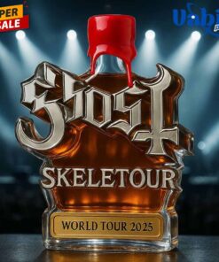 Ghost Band Skeletour World Tour 2025 Limited Edition Whiskey Bottle 4