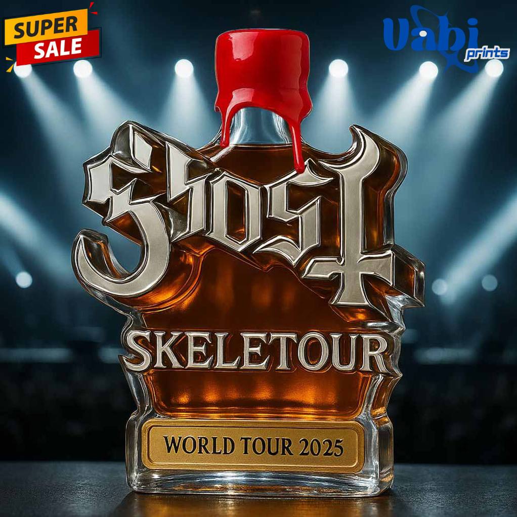 Ghost Band Skeletour World Tour 2025 Limited Edition Whiskey Bottle Ghost Band Skeletour World Tour 2025 Limited Edition Whiskey Bottle