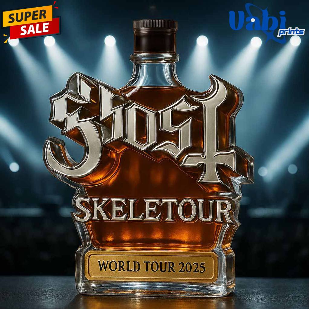 Ghost Band Skeletour World Tour 2025 Limited Edition Whiskey Bottle Ghost Band Skeletour World Tour 2025 Limited Edition Whiskey Bottle