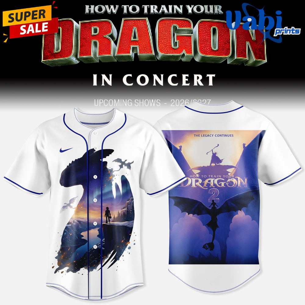 How To Train Your Dragon – In Concert Limited Baseball Jersey How To Train Your Dragon – In Concert Limited Baseball Jersey