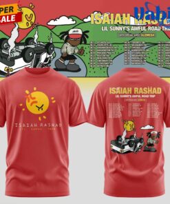 Isaiah Rashad Lil Sunny’s Awful Road Trip Tour Edition T-Shirt