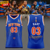 Johnson Champions New York Knicks NBA 2026 Jersey