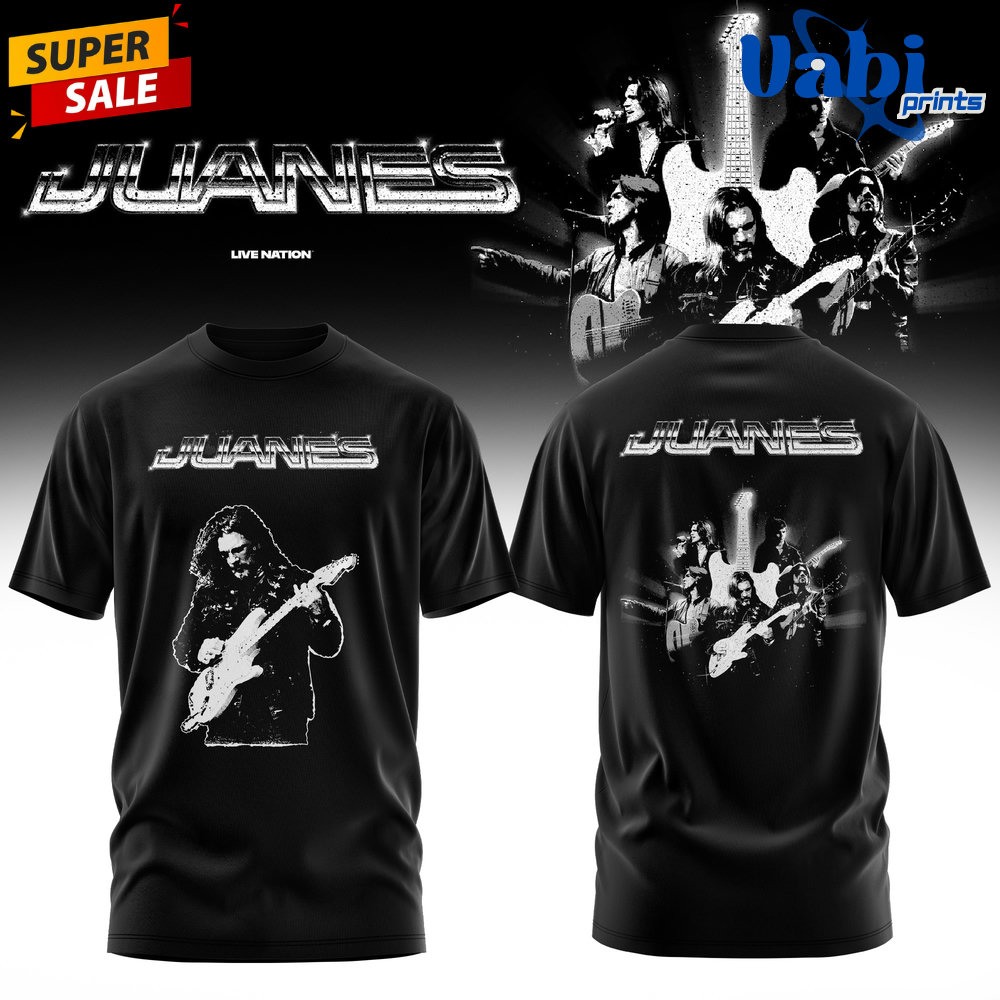 Juanes World Tour 2026 Limited Edition 3D T-shirt Juanes World Tour 2026 Limited Edition 3D T-shirt