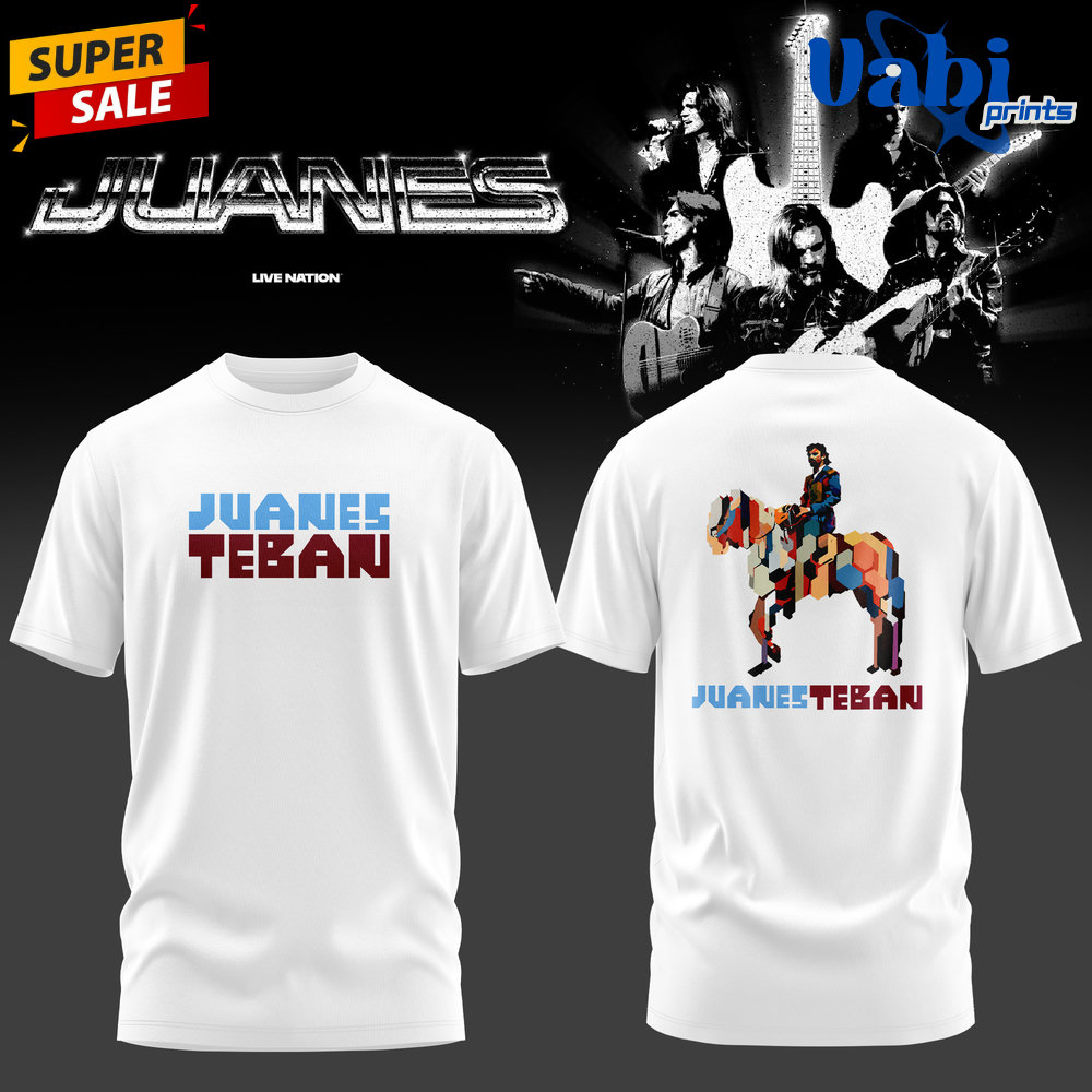 Juanes World Tour 2026 Limited Edition 3D T-shirt Juanes World Tour 2026 Limited Edition 3D T-shirt