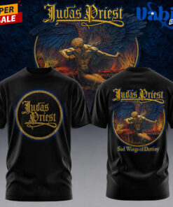 Judas Priest Faithkeepers 2026 Tour Wings Black Edition 3D T-shirt