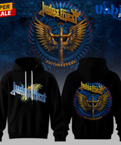 Judas Priest Faithkeepers 2026 Tour Wings Black Edition Hoodie Judas Priest Faithkeepers 2026 Tour Wings Black Edition Hoodie
