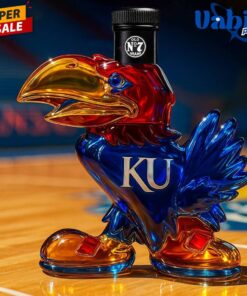 Kansas Jayhawks Limited Edition Whiskey Bottle 2