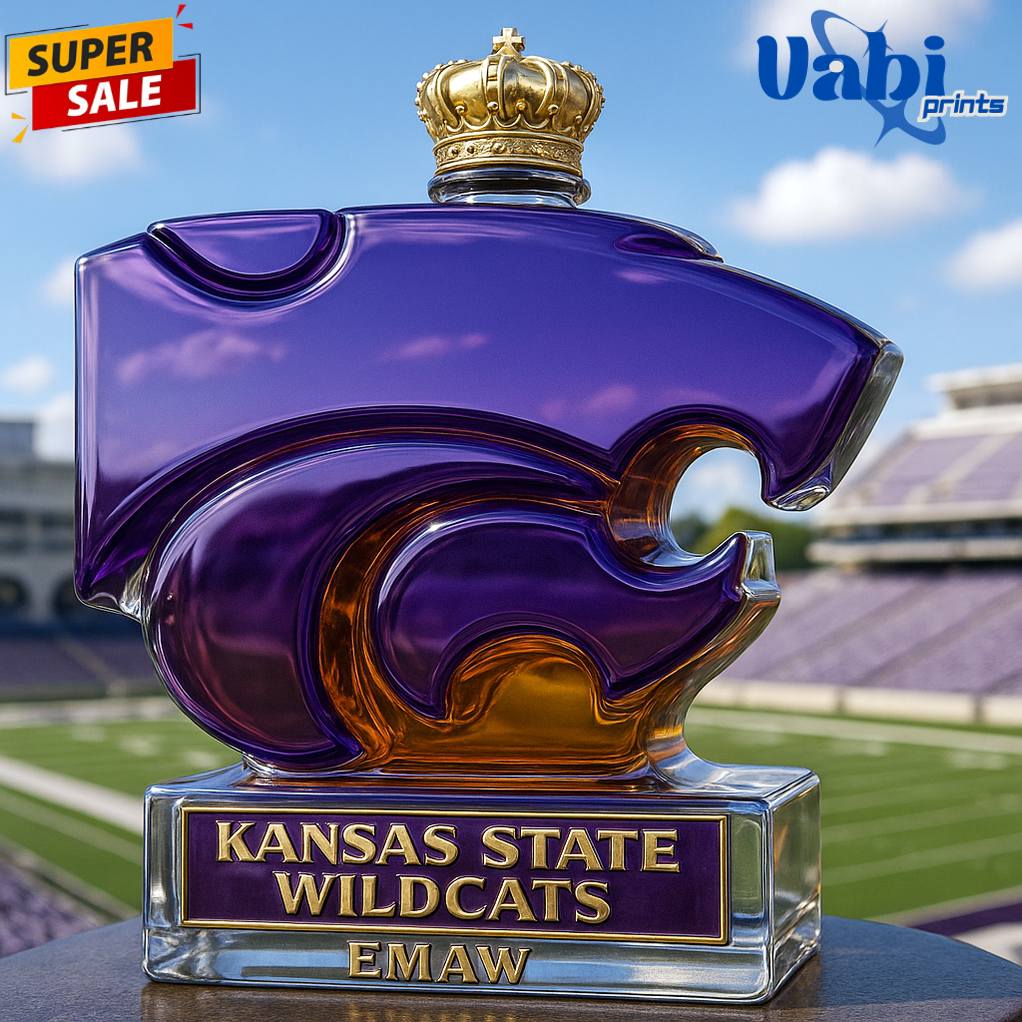 Kansas State Wildcats Limited-Edition Whiskey Bottle Kansas State Wildcats Limited-Edition Whiskey Bottle