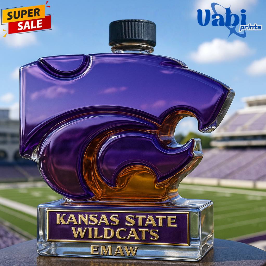 Kansas State Wildcats Limited-Edition Whiskey Bottle Kansas State Wildcats Limited-Edition Whiskey Bottle