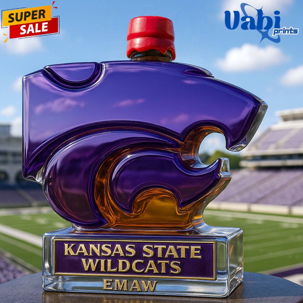 Kansas State Wildcats Limited-Edition Whiskey Bottle Kansas State Wildcats Limited-Edition Whiskey Bottle